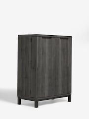 Black Bronx Oak Effect Drinks Cabinet - Image 6 of 10