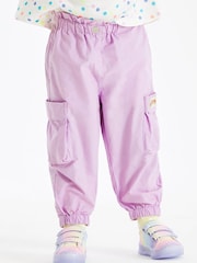 Purple Cargo Pocket Trousers (3mths-7yrs) - Image 1 of 6