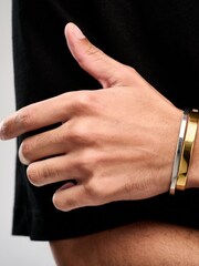 Orelia & Joe Simple Metal Cuff Bracelet - Image 2 of 2