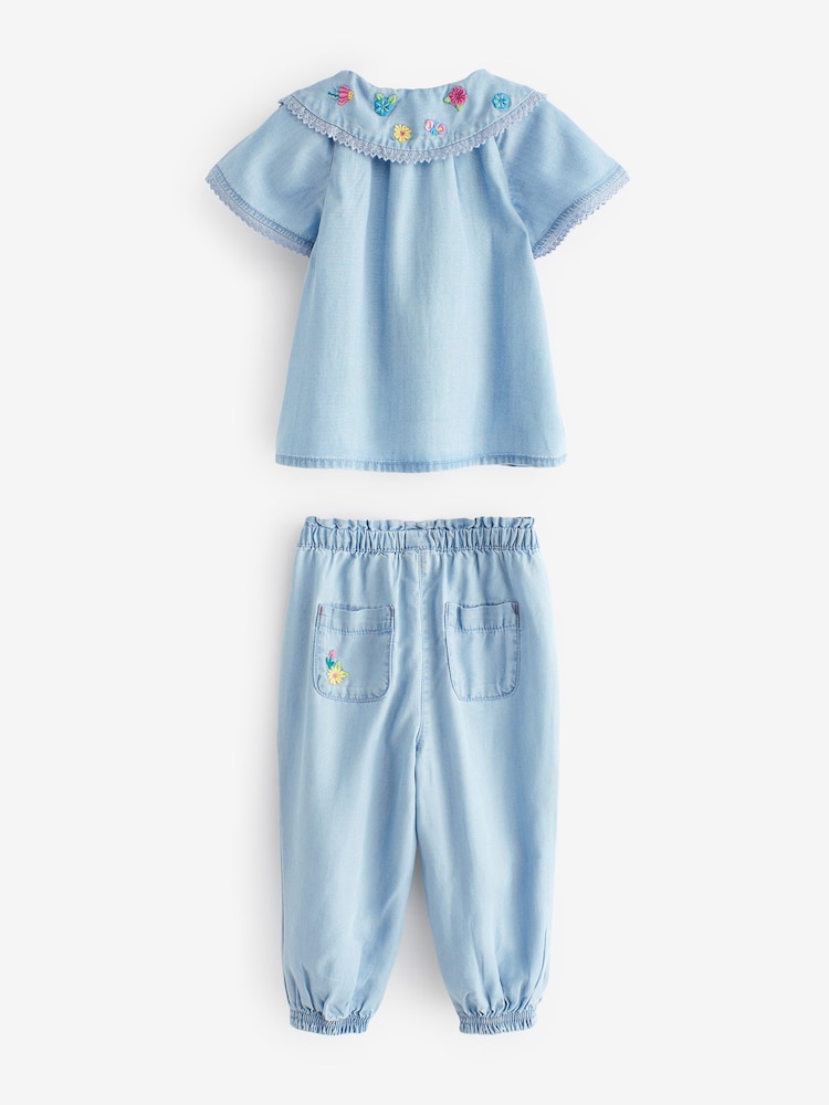 Denim 2 Piece Set (3mths-7yrs) - Image 6 of 6