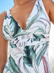 Green Leaf Plunge Tummy Control Swimsuit - Image 4 of 5