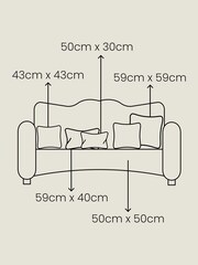 Bright Green 59 x 59cm Matte Velvet Cushion - Image 4 of 5
