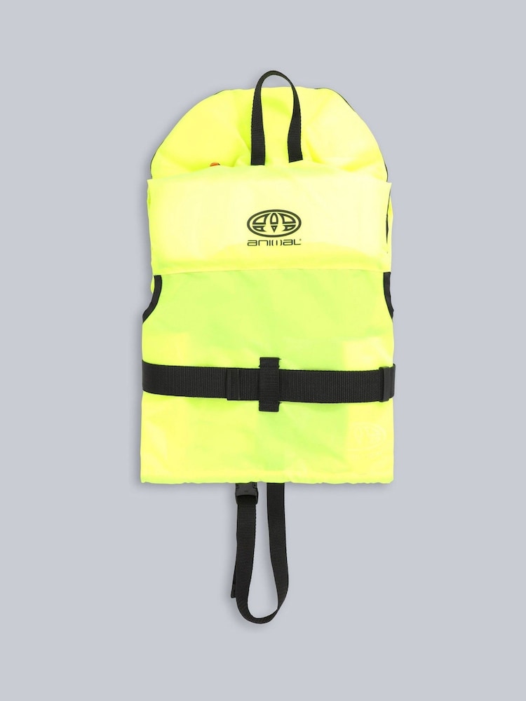 Animal Yellow Kids Split Front Life Jacket - Image 2 of 5