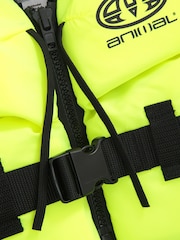 Animal Yellow Kids Split Front Life Jacket - Image 4 of 5