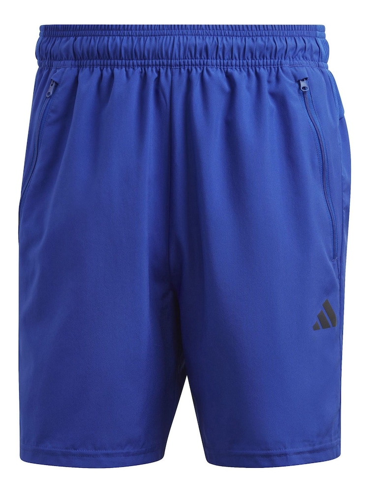 adidas Bright Blue Train Essentials Woven Training Shorts - Image 6 of 6