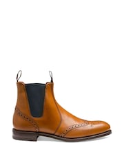 Loake Hoskins Calf Leather Brogue Dealer Boots - Image 1 of 3
