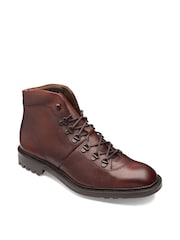 Loake Hiker Red Oxblood Grain Hiking Boots - Image 3 of 4
