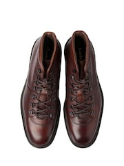 Loake Hiker Red Oxblood Grain Hiking Boots - Image 4 of 4