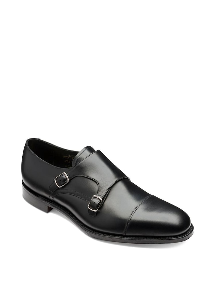 Loake Cannon Twin Buckle Monk Strap Shoes - Image 2 of 3