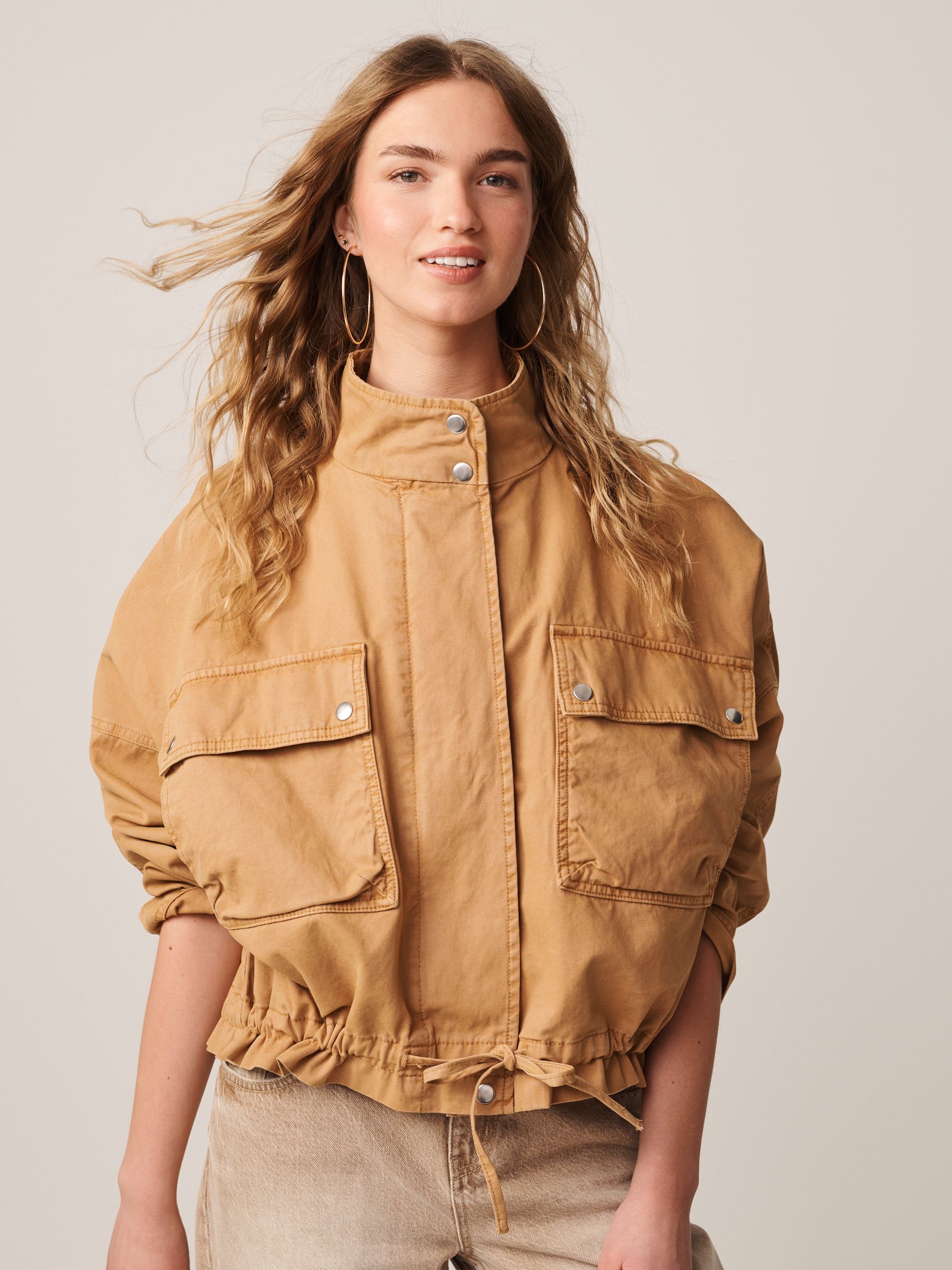 Buy Rust Funnel Neck Utility Jacket from Next Luxembourg