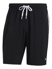 adidas Dark Black Adicolor Essentials Solid Swim Shorts - Image 6 of 6