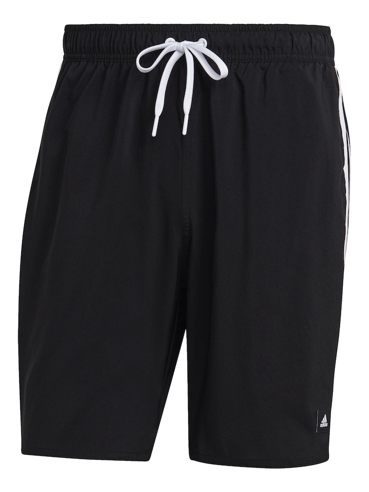adidas Dark Black Adicolor Essentials Solid Swim Shorts - Image 6 of 6