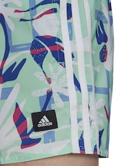 adidas Green Swim Shorts - Image 4 of 7