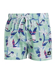adidas Green Swim Shorts - Image 6 of 7