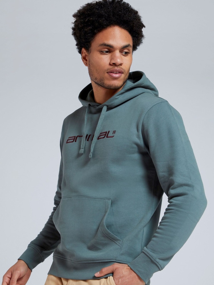 Animal Green Mens Driver Hoodie - Image 4 of 4