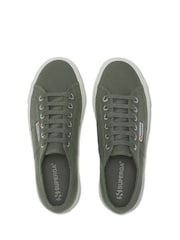 Superga Grey green 2790-Cotw Linea Up And Down Trainers - Image 4 of 5