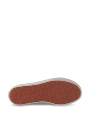Superga Grey green 2790-Cotw Linea Up And Down Trainers - Image 5 of 5