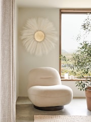 White and Gold Extra Large Pampas Grass Wall Art - Image 4 of 5