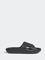 adidas Light Grey Adicane Slides - Image 1 of 9