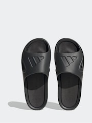 adidas Light Grey Adicane Slides - Image 6 of 9