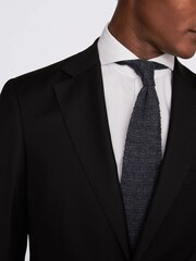 MOSS x Cerruti Black Tailored Fit Twill Suit Jacket - Image 6 of 7