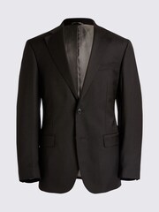 MOSS x Cerruti Black Tailored Fit Twill Suit Jacket - Image 7 of 7