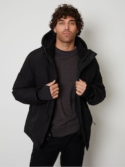 Threadbare – wasserabweisende Skijacke mit Mikrofleece-Futter und Kapuze - Bild 1 von 4