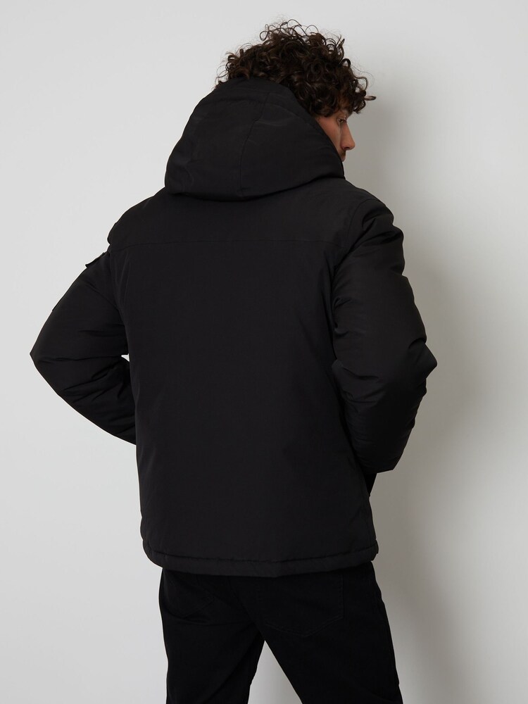 Threadbare – wasserabweisende Skijacke mit Mikrofleece-Futter und Kapuze - Bild 2 von 4