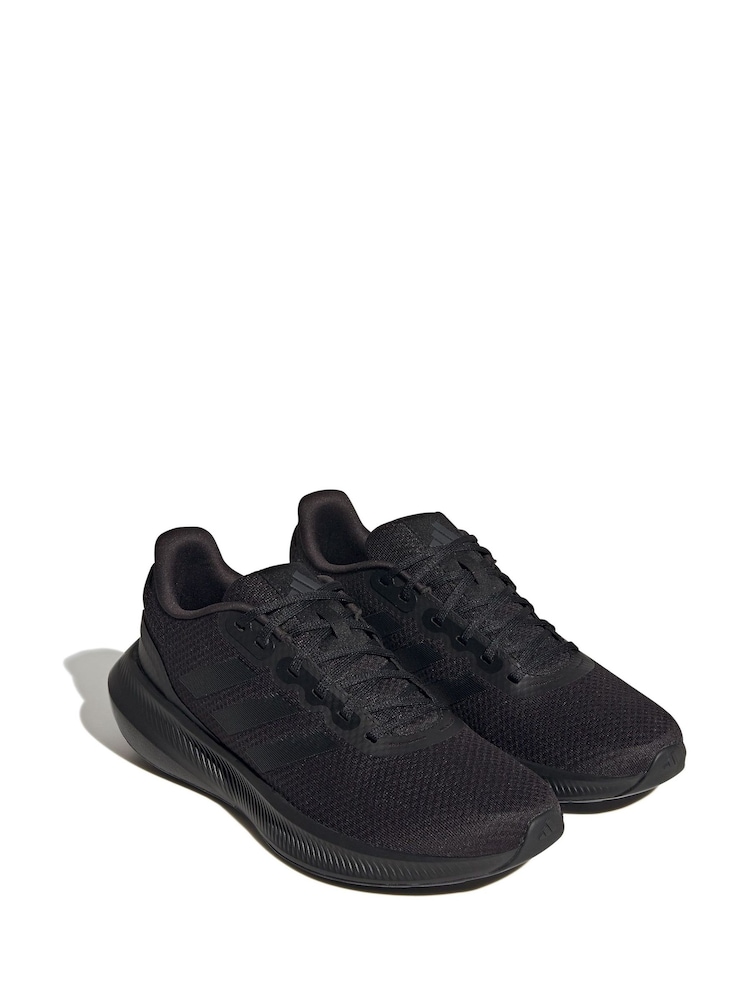 adidas Black Runfalcon 3.0 Trainers - Image 2 of 9