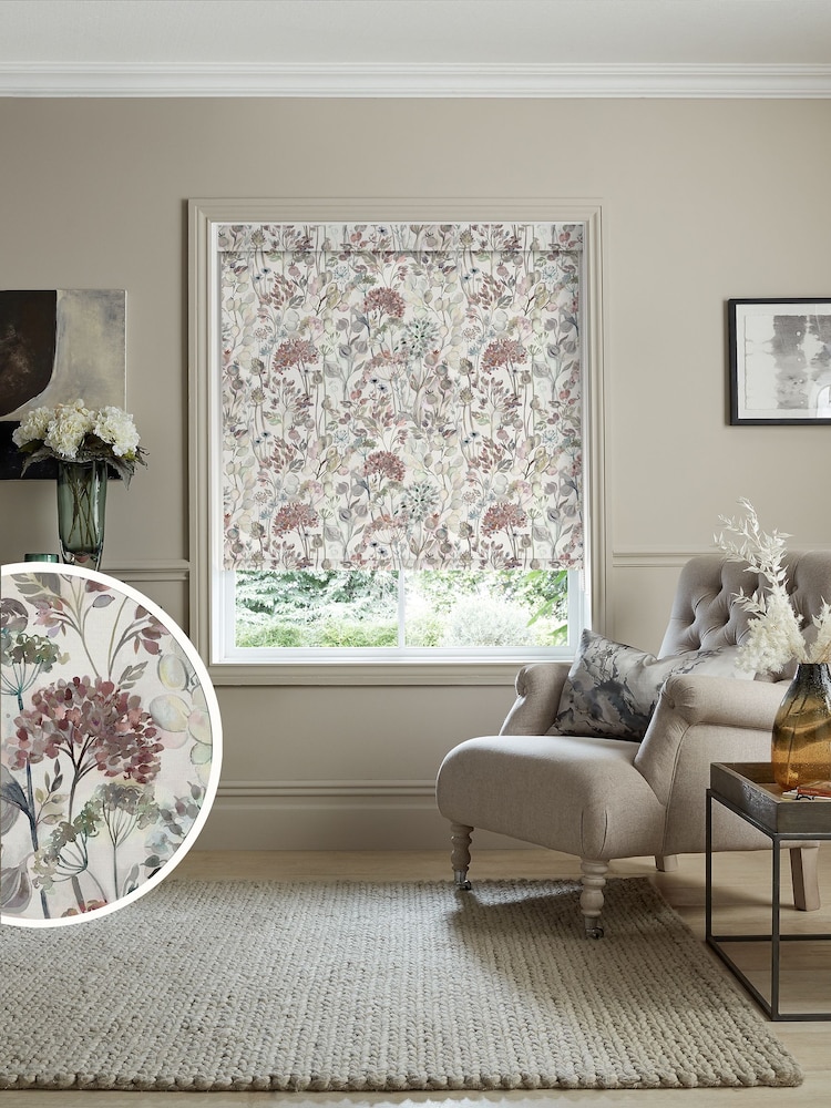 Voyage Dawn Brown Blackout Country Hedgerow Made to Measure Roller Blind - Image 1 of 6
