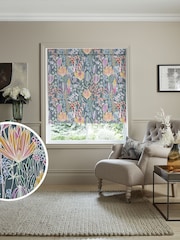 Voyage Papaya Grey Blackout Masina Made to Measure Roller Blind - Image 1 of 6