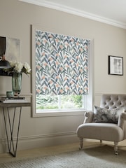 Voyage Mineral Blue Blackout Enso Made to Measure Roller Blind - Image 2 of 6