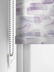 Voyage Damson Purple Blackout Salinas Made to Measure Roller Blind - Image 5 of 6