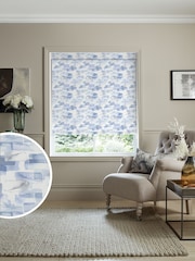 Voyage Bluebell Blue Blackout Salinas Made to Measure Roller Blind - Image 1 of 6