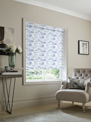 Voyage Bluebell Blue Blackout Salinas Made to Measure Roller Blind - Image 2 of 6