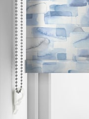 Voyage Bluebell Blue Blackout Salinas Made to Measure Roller Blind - Image 5 of 6