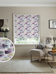 Voyage Summer Purple Blackout Kampala Made to Measure Roller Blind - Image 1 of 6