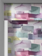 Voyage Summer Purple Blackout Kampala Made to Measure Roller Blind - Image 4 of 6