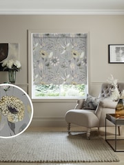 Voyage Dawn Grey Blackout Oceania Made to Measure Roller Blind - Image 1 of 6