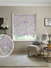 Voyage Dahlia Grey Blackout Masina Made to Measure Roller Blind - Image 1 of 6