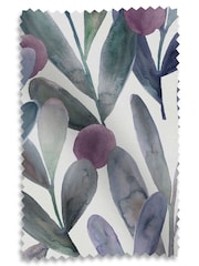 Voyage Violet Grey Blackout Enso Made to Measure Roller Blind - Image 3 of 5