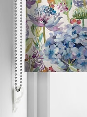 Voyage Grape Purple Blackout Hydrangea Made to Measure Roller Blind - Image 5 of 6