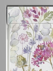 Voyage Lotus Purple Country Hedgerow Made to Measure Roman Blind - Image 3 of 6