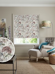 Voyage Dawn Brown Country Hedgerow Made to Measure Roman Blind - Image 1 of 6