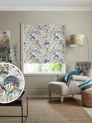 Voyage Sky Blue Country Hedgerow Made to Measure Roman Blind - Image 1 of 6