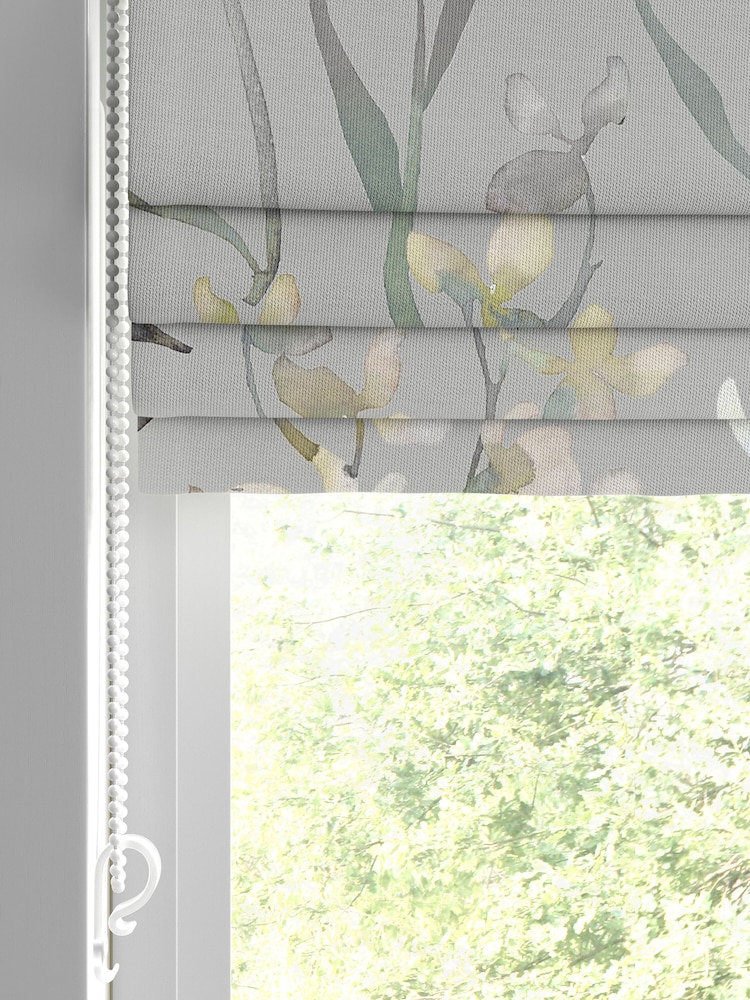 Voyage Dawn Grey Oceania Made to Measure Roman Blind - Image 2 of 6