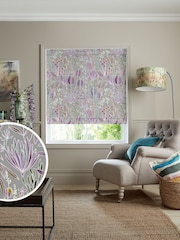 Voyage Dahlia Grey Masina Made to Measure Roman Blind - Image 1 of 6
