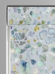 Voyage Pacific Blue Sprinkles Made to Measure Roman Blind - Image 3 of 6