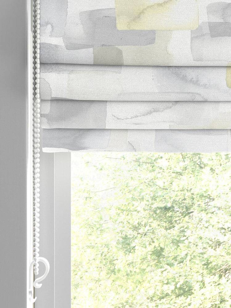 Voyage Lemon Yellow Salinas Made to Measure Roman Blind - Image 2 of 6