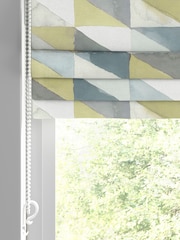 Voyage Peridot Grey Kerlaz Made to Measure Roman Blind - Image 2 of 6